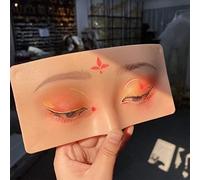 zalati Makeup Practice Board Silicona para Rostro Ceja Ojo