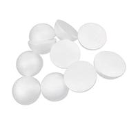 zalati Modelado DIY espuma 10pcs Hemisferios bola para decoración artesanal, blanco, 10cm