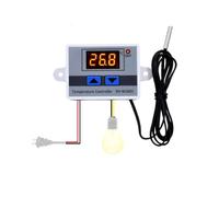 zalati Módulo Controlador de Temperatura LED Digital XH-W3001 Interruptor de termostato electrónico con sonda Impermeable Enfriamiento de calefacción programable, 12 V 120 W