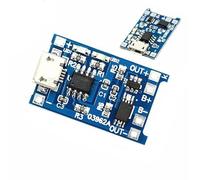 zalati Módulo de carga de batería de litio 10 piezas 1A Módulos de entrada de energía Placa de cargador con protección compatible con - Micro USB