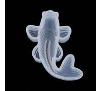 zalati Moldes de fundición con estilo de pez koi, molde epoxi para manualidades, decoración de velas, suministros de fabricación de resina