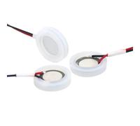zalati Piezas de repuesto para humidificador, 4 unidades de discos de cerámica de 1,7 MHz, nebulizador ultrasónico con alambre y anillo de sellado para humidificador reparado