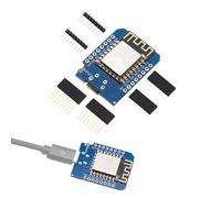 zalati Placas de Desarrollo WiFi 2 Piezas Mini módulo inalámbrico ESP8266-1 ESP-12F-1 4 M Bytes WLAN Compatible con Arduino Lua