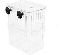 Zalati Tanque de Cría de Peces Con Ventosas - Caja de Aislamiento para Juveniles, Rumble Fish, Guppy, Killifish