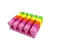 zalati Toes Separators 10pcs Finger Dividers Soft Foam Sponge Spacer for Nail Art Painting Gel Polish Coating Care - 10pcs Random Colors