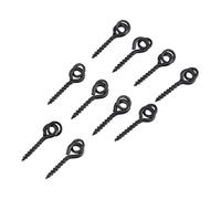 zalati Tornillos de Cebo 100 Aparejos terminales de Tornillos de Cebo boileigh, con eslabones Circulares, adecuados para Herramientas de Rescate de Carpas