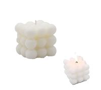 zalati Vela perfumada para aromaterapia, estilo burbuja, para decoración de dormitorio y baño, fresia