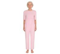 Zaldita Body Body Mujer Para Personas Ancianas Con Demencia Personas Con Necesidades Especiales Traje de Cuerpo Cuidado de la Incontinencia, Rosa., XXL