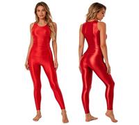 Zaldita Leggings Deportivos y Parte Superior Conjuntos de Mujer Pieza de Pieza Deportiva Sujetador Yoga Conjunto de Tops sin Mangas Pantalones de Yoga a Juegos Adultos Fitness Rojo L