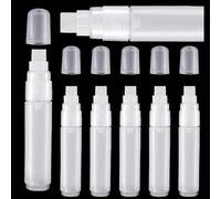 ZALHIN 10 Piezas Marcadores Recargables, retoque de Pintura en Blanco vacíos de 10mm, para Pintura Al Óleo Graffiti Madera Cerámica Metal