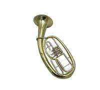 ZALHIN bombardino Trompeta De Instrumento De Tono Dorado Bocina Tenor Profesional Si Bemol Tres Teclas Planas Bombardino