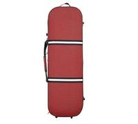 ZALHIN Estuche para Violín De Rendimiento De Prueba De Grado Adulto 4/4, Tela Oxford Microimpermeable, Ligero Y Portátil Estuche para violín(Red)