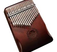 ZALHIN Kalimba Piano De Pulgar Kalimba De 17 Teclas con Martillo De Afinación Piano De Tela Regalo Musical para Principiantes Adultos