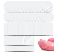 ZALHIN Kit De Parches Colchon Hinchable - Parche De Reparación Transparente De TPU, Parche Antifugas Impermeable, para Tienda De Campaña Inflable, Colchon Hinchable, Toldos, Anillo De Natación (50pcs)