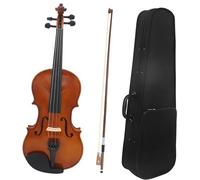 ZALHIN violín 4/4 3/4 1/2 1/4 Violín Conjunto De Violín De Madera Maciza con Estuche De Tela Arco Violín Profesional para Práctica (Color : 1/4)