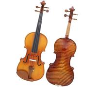 ZALHIN violín Panel De Abeto para Violín Acústico, 4/4, 1/2, 3/4, con Estuche, Cuerdas para Arco, Reposabrazos, Tela Afinadora (Color : 3/4)