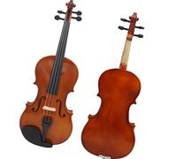 ZALHIN violín Violín De Tamaño Completo, Cuerpo De Tilo, Violín Acústico con Estuche, Cuerdas para Arco, Reposabrazos, Tela Sintonizadora (Color : 1/4)