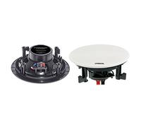 zalias Lyndahl CS200P Altavoces de 2 vías, Altavoces de Techo, Sistema de 2 vías, para Montaje en Pared o Techo, Color Blanco