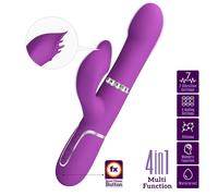 Zalin Vibrador con Bolas Rotatorias y Lengua de Prettylove