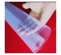 ZALINA 0,1mm/0,2mm/0,3mm/0,5mm/0,8mm lámina de Goma de Silicona 500mm de Ancho 500mm de Longitud película de Silicona Transparente 1 ud. (Size : 0.1MM)