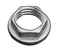 ZALINA 1/8“;1/4”;3/8“;1/2”;3/4“;1”;Tuerca de Bloqueo Hexagonal BSP Hembra M10/12/14/16/18 de latón con/sin Brida niquelada 1 ud. (Color : with Flange, Size : 3/8")