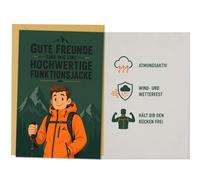 Zalingo Divertidas tarjetas de cumpleaños para hombres y mujeres, tarjeta de cumpleaños para amigos, mejor amiga, regalo de feliz cumpleaños para hermano hermana, tú, tu imagen de abrigo