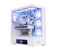Caja Zalman P40 Ds Atx 4xvent 120mm Argb 2xusb 3.0 Blanco Sin Fuente