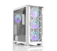 Zalman Z10 Duo Midi Tower Cristal Templado ARGB USB-C 3.0 Blanca