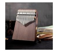 Zaltas Finger Piano 17 Keys Natural de madera original Piano Piano Kalimba portátil para principiantes con guía de usuario de martillo de sintonización de casos prot E