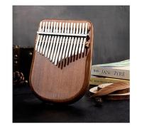 Zaltas Finger Piano 17 Keys Natural de madera original Piano Piano Kalimba portátil para principiantes con guía de usuario de martillo de sintonización de casos prot R
