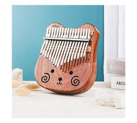 Zaltas Finger Piano 17 Keys Natural de madera original Piano Piano Kalimba portátil para principiantes con guía de usuario de martillo de sintonización de casos prot Q