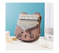 Zaltas Finger Piano 17 Keys Natural de madera original Piano Piano Kalimba portátil para principiantes con guía de usuario de martillo de sintonización de casos prot W