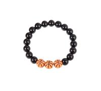 ZALXOZYL conjunto de Pulsera de Cuentas Pulidas a Mano de 10 mm, Cuentas Redondas Naturales, Cuentas de Cristal, Ágata, Piedras Preciosas, Chakras para Hombres y Mujeres.Basketballbracelet10Mm