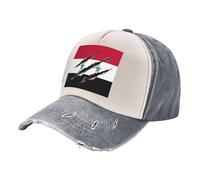 ZALXOZYL Gorra de Béisbol Fan Flag Syria Sportswear Snapback Cap Mesh All-Comb Style Gray One Size