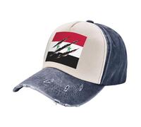 ZALXOZYL Gorra de Béisbol Fan Flag Syria Sportswear Snapback Cap Mesh All-Comb Style Navy Blue One Size
