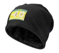 ZALXOZYL Gorro de Invierno Ligero para Instructores de Esquí, Suave, con Autoridad, Calidez, Forro Interior de Felpa, Números de Colores, para Instructores. Black 4