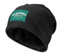 ZALXOZYL Gorro de Punto Ligero con Estampado de Números de Cumpleaños para Practicar Instrumentos Y Clases de Música En Invierno. Black 13
