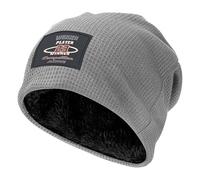 ZALXOZYL Gorro de Punto Tipo Gofre para Todo Tipo de Climas: Suave, para Todos Los Estados de Ánimo, Letra Interior de Felpa para Planes Variables, para Todos. Light Gray 1