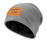 ZALXOZYL Gorro Unisex para Uso Diario, Cómodo, Suave Y Elástico, con Estampado de Números Abstractos para La Universidad, El Trabajo, Hacer Recados Y Relajarse. Light Gray 3