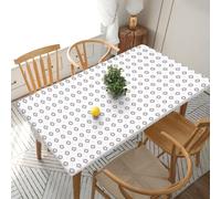 ZALXOZYL Mantel Ajustable Impermeable Brick de 76X152cm - Resistente Al Aceite, Lavable, Elástico, 5 Pies, Fácil de Limpiar. White 5Ft
