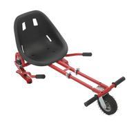 Zalydala Asiento Hoverboard,Accesorios Go-Kart para hoverboards,Doble barra,Scooter de equilibrio automático de dos vueltas,Longitud ajustable,Doble absorción de impactos