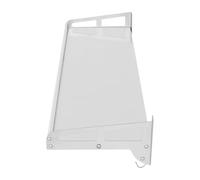 Zalydala Estantería de pared de acero inoxidable 304, 80 cm de ancho, soporta hasta 50 kg, para microondas, especias y utensilios de cocina, estante de cocina montado en la pared, incluye 5 ganchos