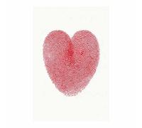 ZAMAEIU Patrón de amor Corazón con huella dactilar Modernos Impresiones Lienzo Arte Impresiones, para sala de estar Dormitorio Imagen Decoración del Hogar（rosa-80x120cm Sin marco