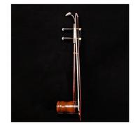 ZAMASS Instrumento Erhu Tubo De Piano Redondo De Sándalo Negro, Instrumento Erhu con Eje De Cobre, Erhu Tradicional Chino