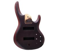 ZAMASS Kit De Guitarra Guitarra Bajo Eléctrico DIY Cuerpo Barril 24 Trastes