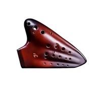 ZAMASS Ocarina Instrumento Triple Ocarina Alto Tono C Ocarinas Cerámicas Instrumentos Musicales Profesionales Ofertas Accesorios(Red)
