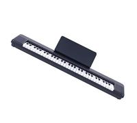 ZAMASS Piano Electrónico Piano con Teclado Dinámico De 61 Teclas, Instrumento De Piano Digital Multifunción Portátil para Adultos (Color : BK)