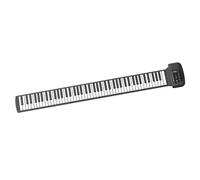 ZAMASS Teclado De Piano Teclado Electrónico Plegable para Principiantes con Panel Inglés Enrollado A Mano De Silicona Gruesa De 88 Teclas Y Midi(Converter 3)