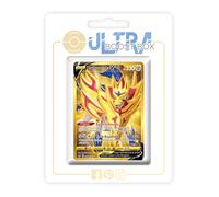 Zamazenta V 212/202 Secrete Gold - Ultraboost X Espada y Escudo 1 - Estuche de 10 cartas Pokémon francesas