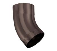 ZAMBELLI codo de bajante 40 grados galvanizado, plegado de una pieza 100mm cobre marrón Codo de tubo alta protección contra la corrosión, fácil instalación sin soldadura
